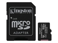 KINGSTON SDCS2/512GB Kingston 512GB micSDXC plátno KINGSTON SDCS2/512GB Kingston 512GB micSDXC plátno