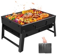 PRENOSNÝ ZÁHRADNÝ GRIL NA UHLIE, SKLADACÍ KUFRIER PRENOSNÝ ZÁHRADNÝ GRIL NA UHLIE, SKLADACÍ KUFRIER