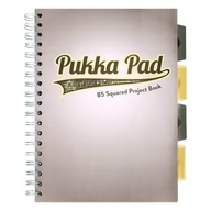 Zápisník PUKKA PAD B5 s károvanými predelmi, 100 strán, ŠEDÝ Zápisník PUKKA PAD B5 s károvanými predelmi, 100 strán, ŠEDÝ