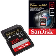 Sandisk SDXC EXTREME PRO 256 GB 200 MB/s UHSI V30 U3