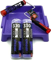 SET DOLPHIN SET séria 330 2x KOTÚČOVÝ VALEC 25CM 9MM ZÁSOBNÍK NA RUKOJEŤ bez motívu SET DOLPHIN SET séria 330 2x KOTÚČOVÝ VALEC 25CM 9MM ZÁSOBNÍK NA RUKOJEŤ bez motívu