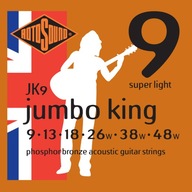 STRUNY AKUSTICKEJ GITARY ROTOSOUND JK9 9-48 STRUNY AKUSTICKEJ GITARY ROTOSOUND JK9 9-48