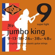 STRUNY AKUSTICKEJ GITARY ROTOSOUND JK9 9-48