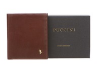 Puccini MU1698/2 pánska kožená peňaženka hnedá RFID Puccini MU1698/2 pánska kožená peňaženka hnedá RFID