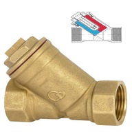 UHLOVÝ FILTER S MAGNETOM 3/4 PALCA MAGNETICKÝ DN20 UHLOVÝ FILTER S MAGNETOM 3/4 PALCA MAGNETICKÝ DN20