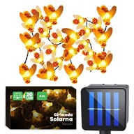 Solárne záhradné svietidlá Garland BEE 20x LED Solárne záhradné svietidlá Garland BEE 20x LED