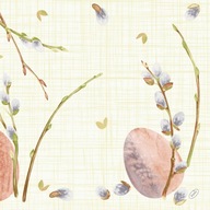 Duni fleecové obrúsky WILLOW EASTER 40x40 60ks Duni fleecové obrúsky WILLOW EASTER 40x40 60ks