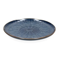 Jedálenský tanier INDIA, námornícka modrá, 27 cm
