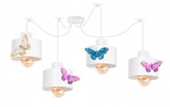 LUSTROVÁ ZÁSADNÁ LAMPA LOFT BUTTERFLY SPIDER 4 LED lampa do detskej izby LUSTROVÁ ZÁSADNÁ LAMPA LOFT BUTTERFLY SPIDER 4 LED lampa do detskej izby