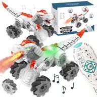 ROBOT DINOSAUR DRAK DIAĽKOVO OVLÁDANÝ SVETLO ZVUK PRECHÁDZAJÚ PARNÝ DYM BURČENIE ROBOT DINOSAUR DRAK DIAĽKOVO OVLÁDANÝ SVETLO ZVUK PRECHÁDZAJÚ PARNÝ DYM BURČENIE