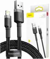 BASEUS kábel pre Iphone XS XR X 8 7 6 6S 5S PLUS 2m