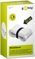 WireSleeve Goobay Kryt kábla na suchý zips 1,8m Biely WireSleeve Goobay Kryt kábla na suchý zips 1,8m Biely