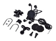 DRŽIAK NA MOTORKU PUZDRO NA TELEFÓN GPS USB 5V 2A ! DRŽIAK NA MOTORKU PUZDRO NA TELEFÓN GPS USB 5V 2A !