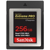 Karta SANDISK Extreme PRO 256GB CFexpress Type B Karta SANDISK Extreme PRO 256GB CFexpress Type B