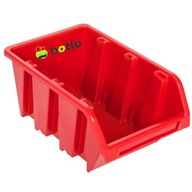 Odpadkový box, zásobník na zásobníky 120x195x90 mm Červená