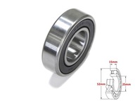 LOŽISKO 6205-2RS VÝSTUPNÝ HRIADEĽ ATV150 25x52x15 F LOŽISKO 6205-2RS VÝSTUPNÝ HRIADEĽ ATV150 25x52x15 F