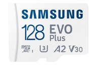 Samsung EVO Plus 128 GB microSD karta + adaptér
