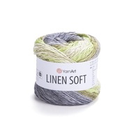 YarnArt Linen Mäkká priadza / 100 g / ľan viskóza bavlna / 7414 / zmes YarnArt Linen Mäkká priadza / 100 g / ľan viskóza bavlna / 7414 / zmes
