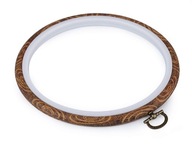 Ozdobná rámová obruč na zavesenie, priemer 16 cm, plast, rám Ozdobná rámová obruč na zavesenie, priemer 16 cm, plast, rám
