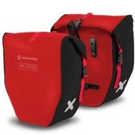EXTRAWHEEL BIKER POLYESTER 50L červeno/čierne zadné kufre EXTRAWHEEL BIKER POLYESTER 50L červeno/čierne zadné kufre