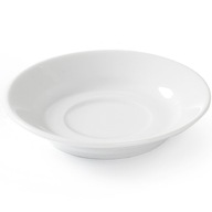 Podšálka na kávu OPTIMA biely porcelán