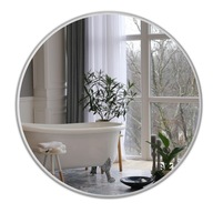 okrúhle STRIEBORNÉ ZRKADLO 40 úzky ALU PODKRYSOVÝ RÁM okrúhle STRIEBORNÉ ZRKADLO 40 úzky ALU PODKRYSOVÝ RÁM