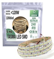 SUPER VÝKONNÝ HQ LED pás 24V 2835 IP20 1200d 5m SZ SUPER VÝKONNÝ HQ LED pás 24V 2835 IP20 1200d 5m SZ