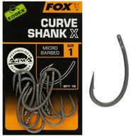 Silné kaprárske háčiky Fox Edges Armapoint Curve Shank X č.1 10 ks. SPICY Silné kaprárske háčiky Fox Edges Armapoint Curve Shank X č.1 10 ks. SPICY
