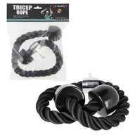 Dvojitý multi-gym grip ROPE Nylon ROPE RUBBER ENDS pre triceps Dvojitý multi-gym grip ROPE Nylon ROPE RUBBER ENDS pre triceps