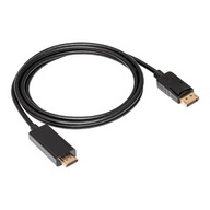 DisplayPort - HDMI kábel 1,8 m AKYGA