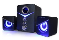 POČÍTAČOVÉ REPRODUKTORY 2.1 USB LED PODSVIETENIE 6W POČÍTAČOVÉ REPRODUKTORY 2.1 USB LED PODSVIETENIE 6W