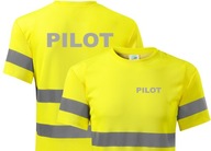 3M PILOT fluorescenčné žlté reflexné tričko