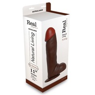 Dildo-REALISTICKÉ DILDO REAL RAPTURE BROWN 11 Dildo-REALISTICKÉ DILDO REAL RAPTURE BROWN 11