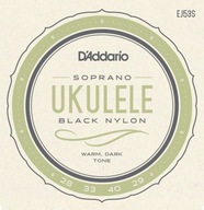 D'ADDARIO EJ53S BK Struny pre sopránové ukulele D'ADDARIO EJ53S BK Struny pre sopránové ukulele