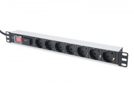 Napájacia lišta PDU 19'' RACK 7xSchuko,.., Napájacia lišta PDU 19'' RACK 7xSchuko,..,