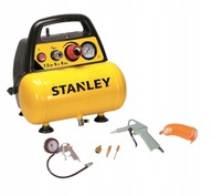 BEZOLEJOVÝ KOMPRESOR 6L 230V 8 BAR STANLEY STN039 + PRÍSLUŠENSTVO 6KS STANLEY BEZOLEJOVÝ KOMPRESOR 6L 230V 8 BAR STANLEY STN039 + PRÍSLUŠENSTVO 6KS STANLEY