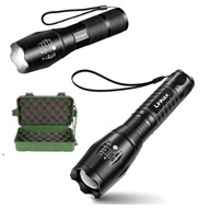 LED vojenská taktická baterka, výkonný darček so zoomom LED vojenská taktická baterka, výkonný darček so zoomom