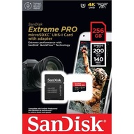 Pamäťová karta microSD SANDISK EXTREME PRO 256GB