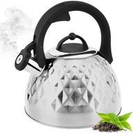 Kanvica s píšťalkou GAS INDUCTION nerezová 2,5L Kanvica s píšťalkou GAS INDUCTION nerezová 2,5L