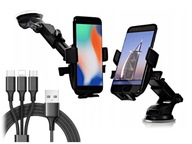 Stabilný držiak telefónu do auta + kábel