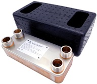 15-ti doskový výmenník NORDIC 40kW 1' + IZO 15-ti doskový výmenník NORDIC 40kW 1' + IZO