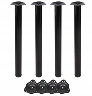 NOHY NA NASTAVENIE STOLU ČIERNA 710MM 4 KS NOHY NA NASTAVENIE STOLU ČIERNA 710MM 4 KS
