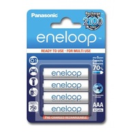 4x JAPONSKÝ PANASONIC ENELOOP MCCE R03/R3/AAA BOX 4x JAPONSKÝ PANASONIC ENELOOP MCCE R03/R3/AAA BOX