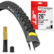 MTB plášť na bicykel - BLACKONE - 26x1,95 / 50-559 mm + duša JET, AV ventil MTB plášť na bicykel - BLACKONE - 26x1,95 / 50-559 mm + duša JET, AV ventil