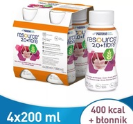 NESTLE RESOURCE 2 + Vláknina lesné plody 4 x 200 ml NESTLE RESOURCE 2 + Vláknina lesné plody 4 x 200 ml