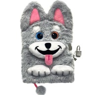 DENNÍK SO ZÁMKOM 3D WŁOCHACZ A5 96K MÔJ MALÝ PRIATEĽ HUSKY DENNÍK SO ZÁMKOM 3D WŁOCHACZ A5 96K MÔJ MALÝ PRIATEĽ HUSKY