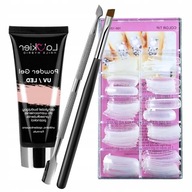 ACRYL GEL set 50ml PRÁŠKOVÝ GEL lak + formy ACRYL GEL set 50ml PRÁŠKOVÝ GEL lak + formy