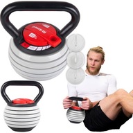 KETTLEBELL NASTAVITEĽNÁ LIATIENOVÁ GUĽA SILA 3,5-18,1KG KETTLEBELL NASTAVITEĽNÁ LIATIENOVÁ GUĽA SILA 3,5-18,1KG