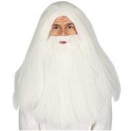 Parochňa na bradu pre MAGIC WIZARD GANDALF biela Parochňa na bradu pre MAGIC WIZARD GANDALF biela