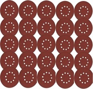 BRÚSNY DISK PRE ŽIRAFU 10 otvorov 225mm NA PLÁTNO P 120 x 25 ks